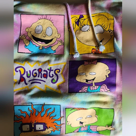 Nickelodeon Rugrats Tie Dyed Hoodie XL - Picture 7 of 9